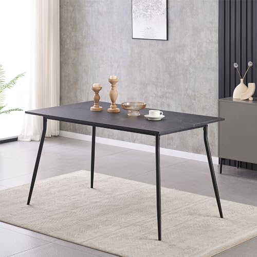 B&D home Esstisch LIOR | 120 cm x 80 cm Esszimmertisch Küchentisch...