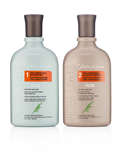 Peter Lamas Rice Volumizing Shampoo and Conditioner Set, 2 Count