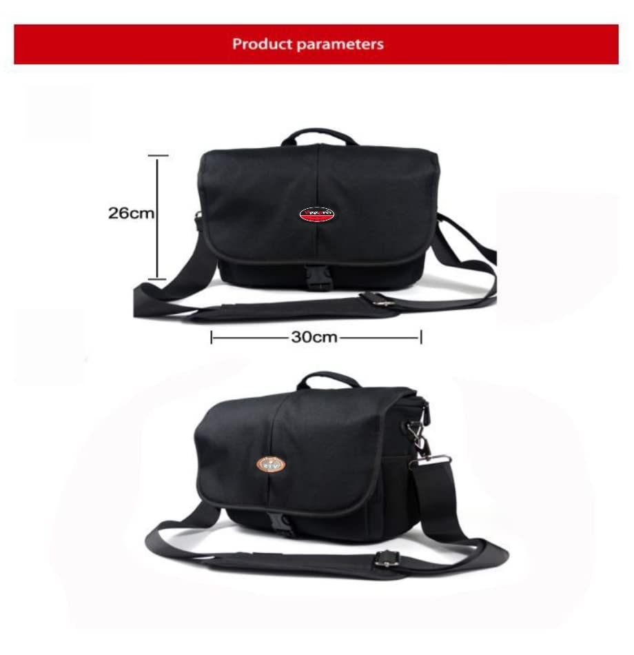 Image of VTS DSLR Camera Bag - Waterproof Backpack & Shoulder Carry Case for Camera, Lens, Tripod & Accessories