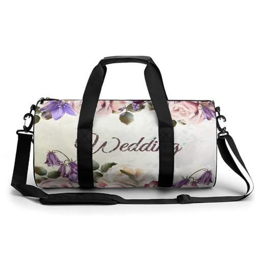 Sac de voyage rose romantique pour camping et randonnée le temps d'un weekend