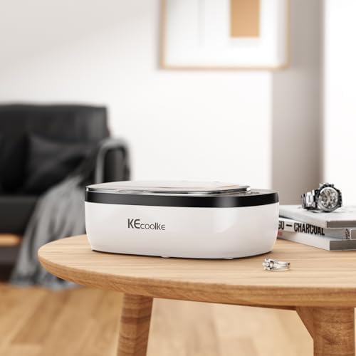 Bild 5 - Ultraschallreinigungsgerät Ultraschallreiniger Ultraschallgerät KECOOLKE Sonic Cleaner mit digitalem Timer für Brillen, Ringe, Münzen, Fingerringe, Geld