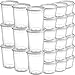 JoyServe 32 Unzen Deli Lebensmittelbehälter mit Deckeln   (36 Sets) Quart Größe luftdichte Lebensmittel Aufbewahrungsbehälter zum Mitnehmen mit 36 Deckeln, BPA frei, spülmaschinen