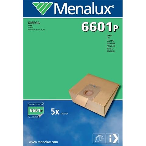 Menalux 6601 P, 5 Staubbeutel Cover