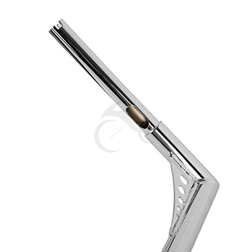 Xfmt Chrome 16" Rise 1-1/4" Ape Hanger Handlebar Compatible With Harley Dressers Baggers Touring #TOP5