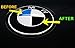 Matte Black Sticker Overlay Vinyl for All BMW Emblems Caps Logos Roundels