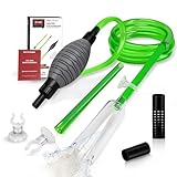boxtech Aquarium Reiniger, Aquarium Wasserwechsel, Aquarium-Reinigung Sand Filter Fisch Tank Kiesfilter Einstellbare Durchflussregelung für Wasserwechsel
