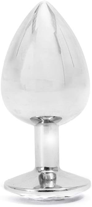 Plug anal grande Pum de metal con joya decorativa para sexo ...