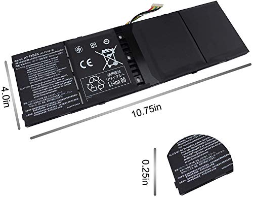 Ap13B3K Laptop Battery Compatible With Acer Aspire R7-571 R7-571G R7-572 R7-572G V5-552G V5-572P V5-573P V7-481 V5-472P V5-572G V7-482P Notebook 4Icp6/60/78 Ap13B8K #TOP1