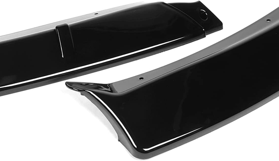 Q1-TECH, Front Bumper Lip fit for Compatible with 2014-2016 Toyota Corolla Base/L/LE Model Only, Front Bumper Lip Spoiler Air Chin Body Kit Splitter, ABS, Sport-Style (Glossy Black)