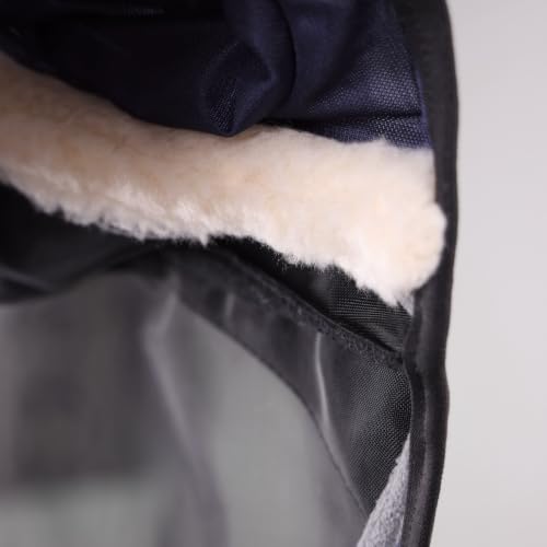 Shires FlyGuard Pro Deluxe Fly Mask with Ears & Nose – Full Size | Premium Fine Mesh Protection | Lightweight Breathable Fly & Insect Guard | Secure Fit | Navy by Shires - Image 2