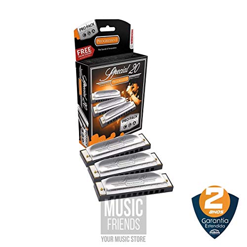 DIATONICAS PROGRESSIVE. Hohner Harmonica diatonique spécifique 20 Propack (C, G, A). - Les Beatles, Paul McCartney, John Lennon, RIngo Starr, George Harrison DIATONICAS PROGRESSIVE. Hohner Harmonica diatonique spécifique 20 Propack (C, G, A). – Image 3