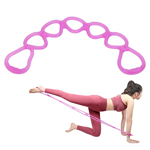 7-Ring-Widerstandsband, Fitness Elastisches Zugseil, Übungsbänder, Yoga-Dehnübungen, Arm-Schultern, Hinterbein-Stretch Für Zuhause, Fitnessstudio, Training, Physiotherapie