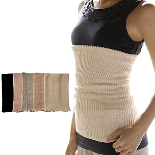 日本製 絹&綿腹巻 フリー(男女兼用) ブラック SH01-04