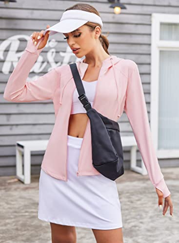 Image of Ekouaer 16 inch Golf Skorts for Woman with Inner Pockets Silicone Grippers Tennis Skirt Quick Dry Athletic Pickleball Skort