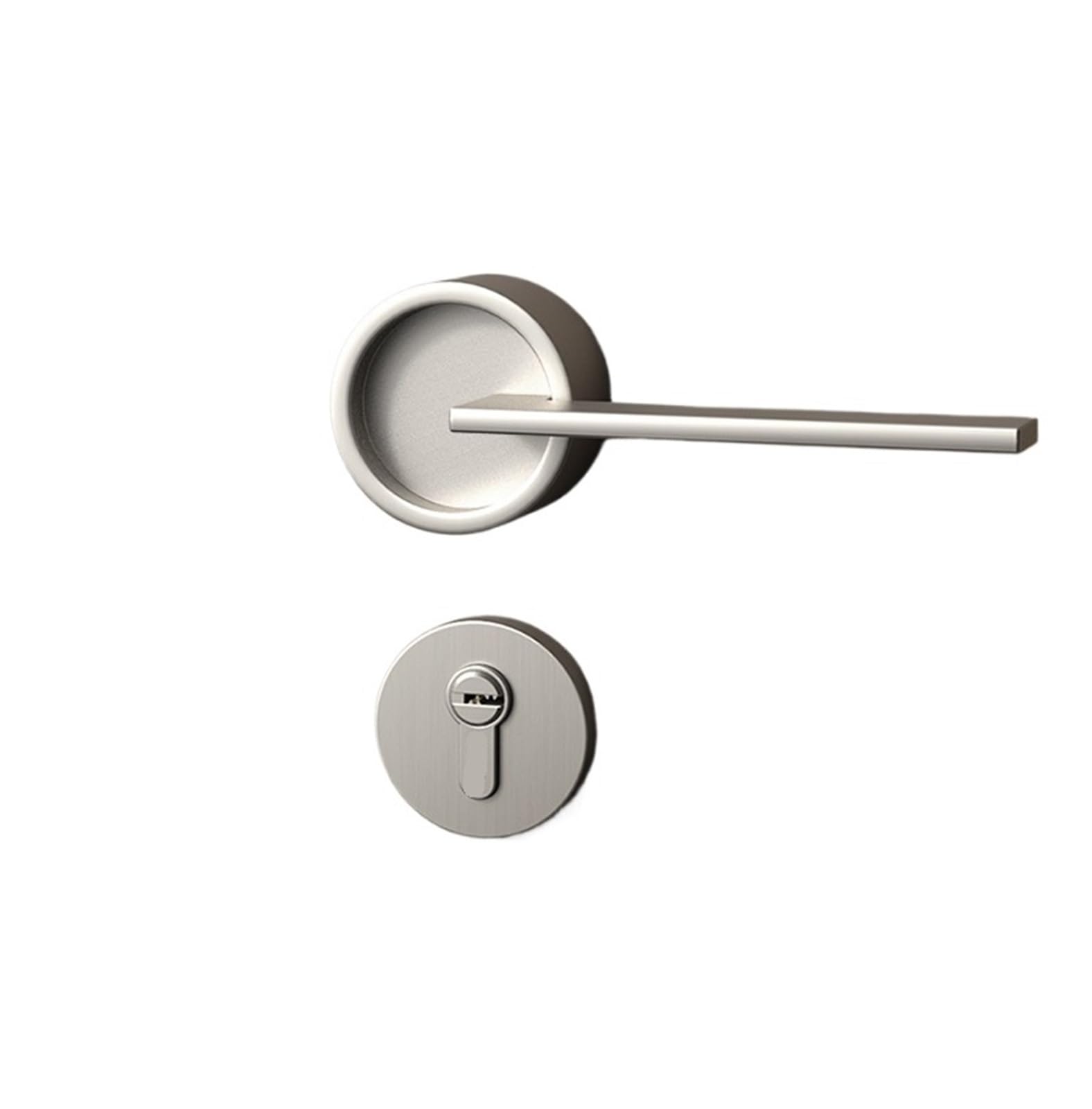 Serrure de porte intérieure avec clé résolvant les problèmes de jeu sur porte en bois