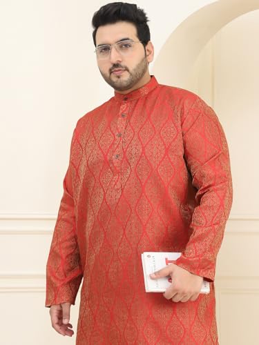 Image of SOJANYA Men's Cotton Regular Fit Casual Plus (Since 1958) ONLY Kurta