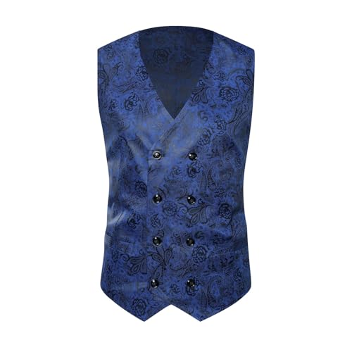 Gilet cachemire à double boutonnage coupe ajustée homme