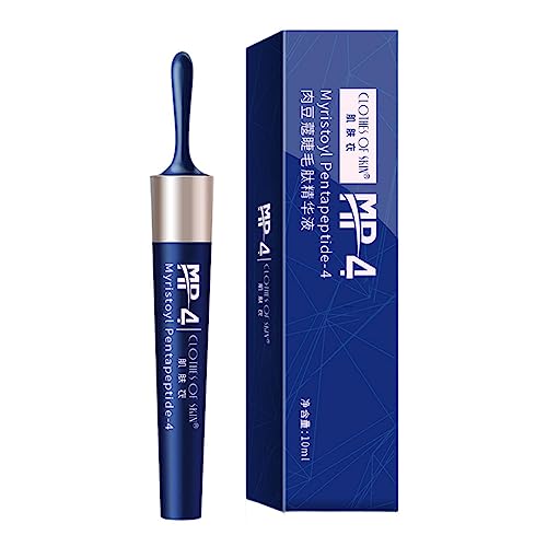 Peptid-Wimpernseren | Myristoyl Pentapeptid Wimpernverlängerung - 10 ml Augenbrauenverstärker- und Wimpern-Boost-Seren für Damen für längere, vollere, dickere Wimpern und Brauen Troonz