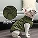 JoyDaog Fleece Hundejacke für Winter kaltes Wetter, Extra Weicher Hundemantel für Kleine Hunde, Winddichte Welpen Weste, Grün XS