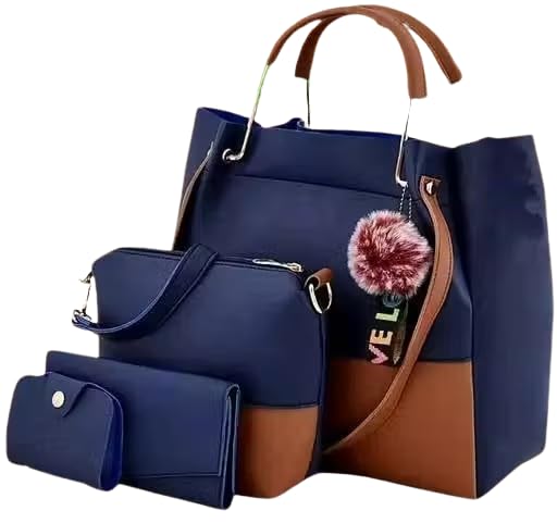Image of Women Handbags Combo Pack of 4 - Gorgeous Ladies Purse & Sling Bag Set for Girls
