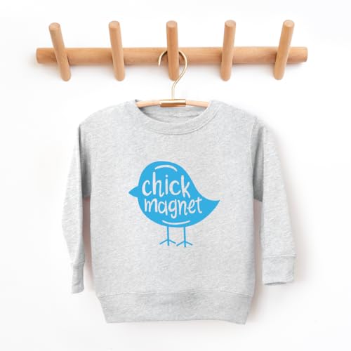 Bump and Beyond Designs Chick Magnet Toddler Boy Easter Sweatshirt2