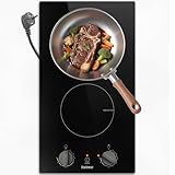 los electrodomesticos mas usados 【Cocina Rápida y Eficiente】Disfruta de una cocina profesional en casa con nuestros dos fogones de inducción independientes. La zona superior de 2000 W hierve agua en minutos, perfecta para ollas grandes, mientras que la inferior de 1500 W maneja con precisión salsas o guisos. Esta placa inducción dos fuegos te permite cocinar dos platos simultáneamente, duplicando tu eficiencia sin ocupar espacio extra en la encimera, gracias a su diseño vertical compacto.