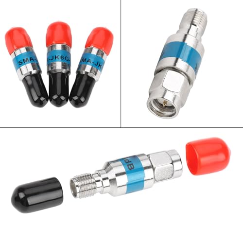 SMA‑JK Atenuador Coaxial RF Macho para Fêmea 2W 6GHz 50Ω 1‑30dB (30db)