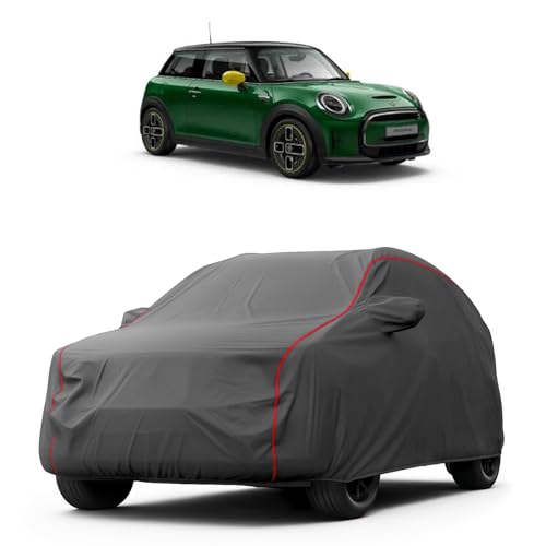 Image of Heavy-Duty Car Cover for Compatible with Mini Cooper SE (2022 to 2025 All Models) Deluxe Car Protection Cover - Waterproof & UV-Resistant All-Season Exterior Protection