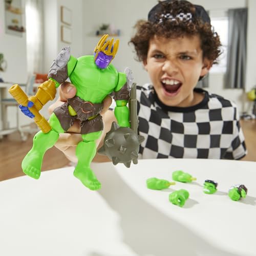 Marvel MixMashers Hulk Custom Avengers Deluxe Mix-and-Match Action Figure & Accessories, 5-Inch-Scale Super Hero Toys for Kids Ages 4+ - image 6