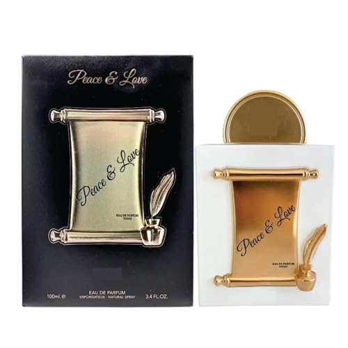 Sapphire's Choice Peace and Love Perfume | Vanilla, Bergamot and Rose Fragrance for Women and Men, 100ml Made in UAE