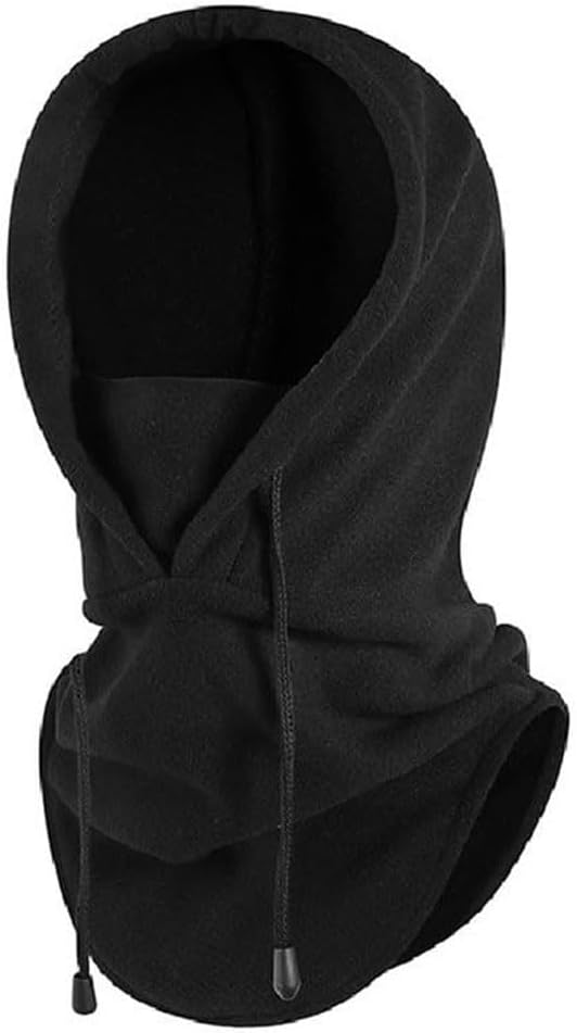 Fleece Balaclava with Neck Gaiter Winter Warm Face Mask Windproof Hood Hat Ski Mask
