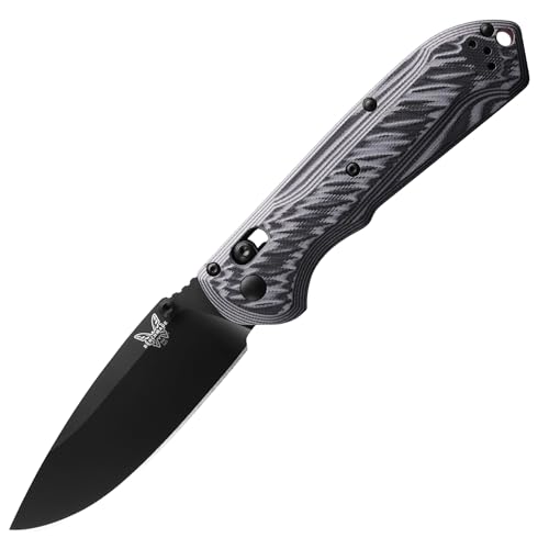 Benchmade - Freek 560BK-1 EDC Knife with Gray/Black G10 Handle (560BK-1)