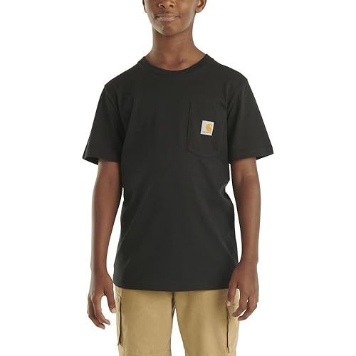 Carhartt Unisex Kid's Short Sleeve Pocket T Tee Shirt