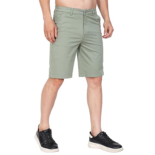 Image of DUPER Men's Regular Fit Cotton Stretchable Welt Pocket Casual /Outdoor Shorts