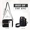 Crossbody Bag for Women, Multi Pocket Crossbody Bag, Ladies Lightweight Handbag Bag, Waterproof Shoulder Bag for Women, Large Capacity Handbag for Shopping Travel Work Daily, Black #1