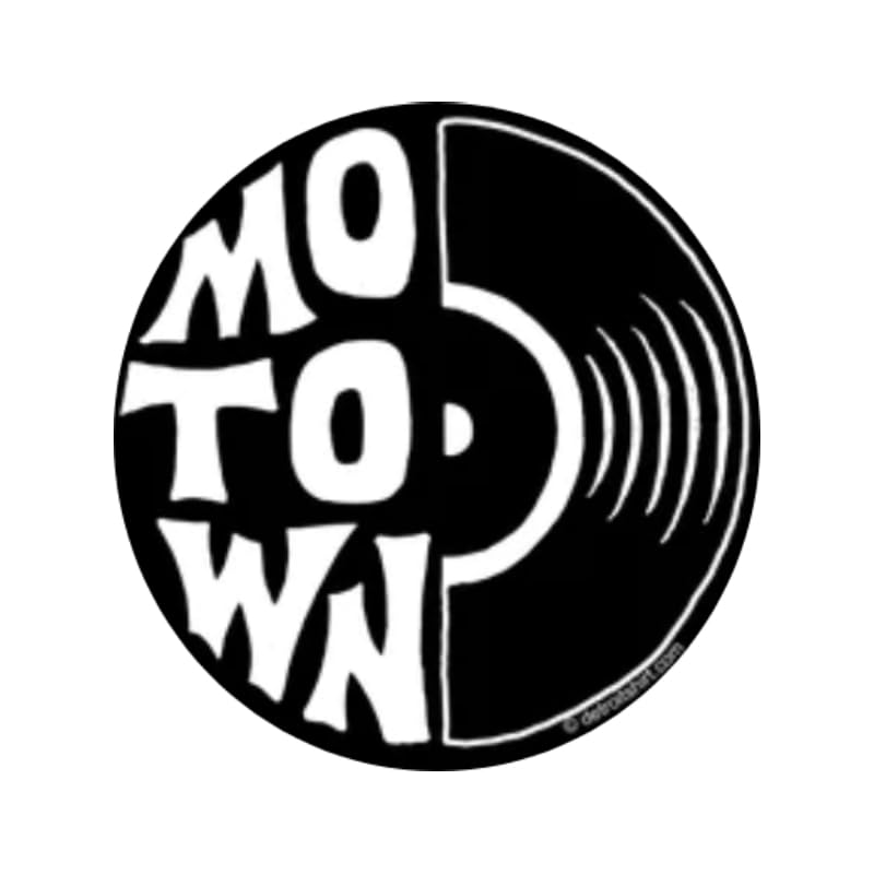 Autocollant vinyle de qualité supérieure motif Detroit Motown pour auto