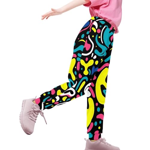 Boys Jogger Pants Girls Sports Sweatpants Kids 4-15T Lightweight Hiking Pants Cute Graphic Casual Activewear4