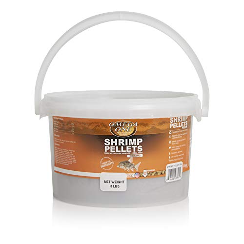 Omega One Sinking Shrimp Pellets, 8mm Pellets, 3 lb Bucket