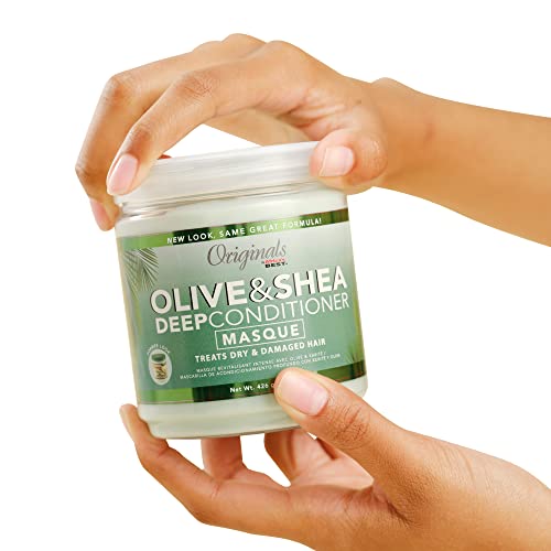 Originals By Africa'S Best 1-248-15-1200 Olive Oil Deep Conditioner Treatment, For Weak Damaged Hair thumb #2