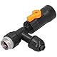AYNEFY Aquarium-Wasserwechsler, Wasserhahn-Adapter Ersatz-Wasserhahn-Düsenpumpe mit 2 Wasserhahn-Adaptern