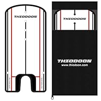 THIODOON Golf-Putting-Ausrichtungsspiegel mit Golf-Putter-Linie, Putting-Spiegel, Trainingshilfe für Golf-Putting-Übungen für Anfänger, Golf-Putting-Spiegel, Größe 12 x 6 Zoll