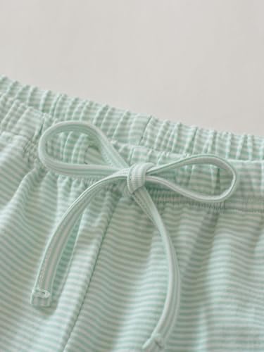Image of Latuza Women's Petite Cotton Pajama Set Striped Button Down Pjs