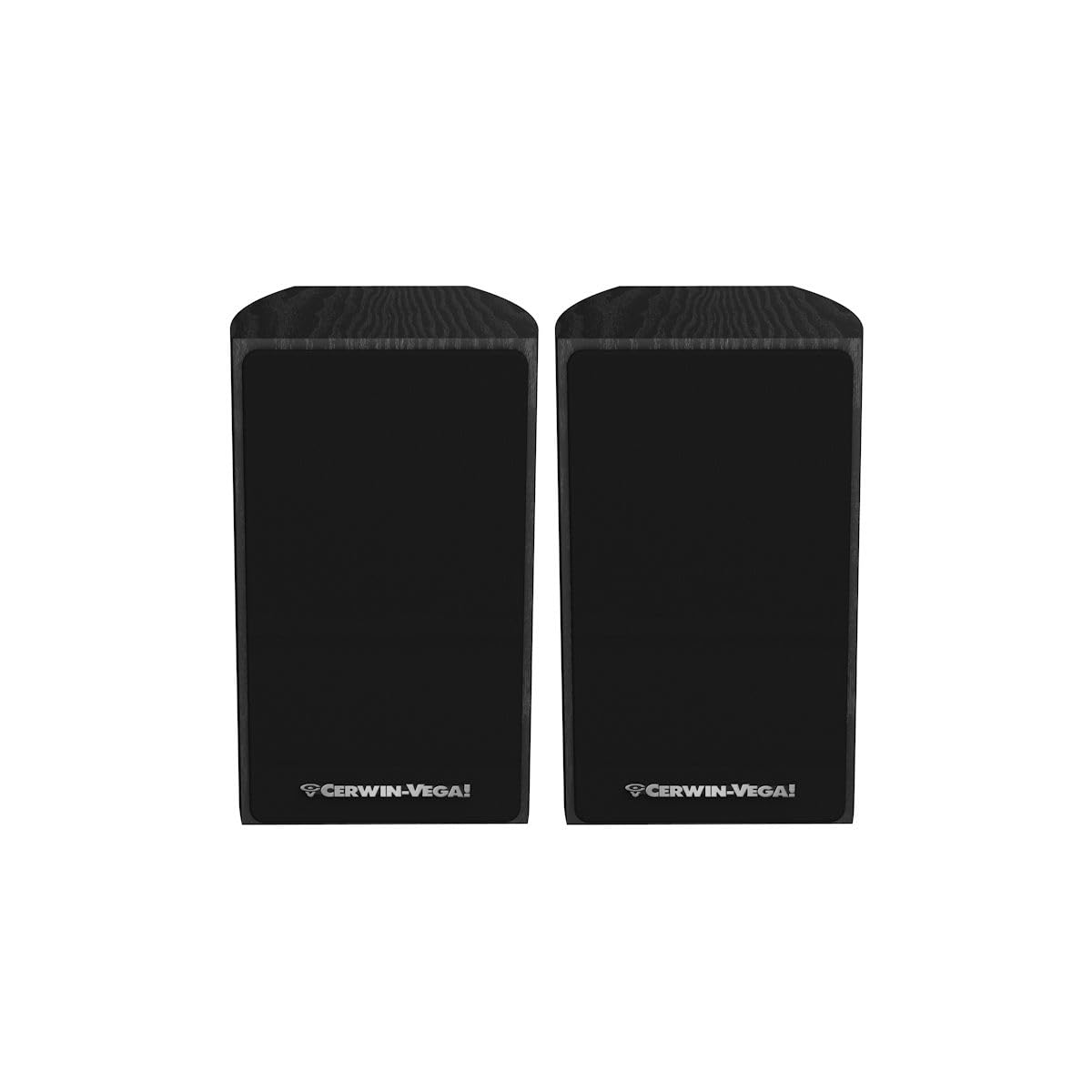 CERWIN-VEGA! LA14B 4" 110 Watts 2-Way Bookshelf Black Speaker, Pair