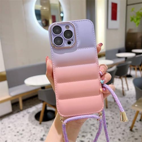 Coque iPhone 14 Pro Max avec cordon lanière pour garder les mains libres