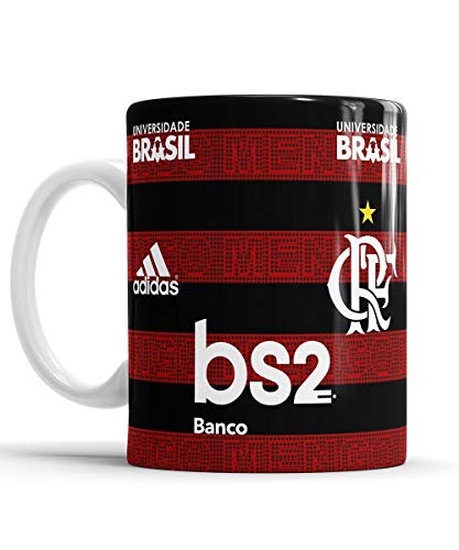 Caneca Flamengo Personalizada com nome + Saco de Tecido