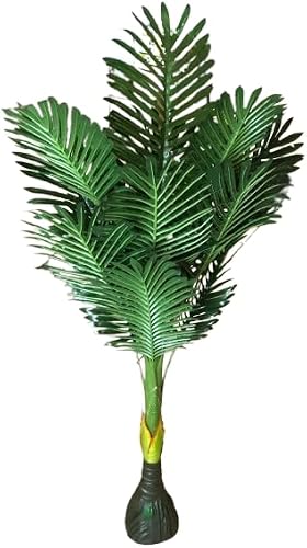 Artificial Palm Tree Plant, Realistic Green Tropical Decor
