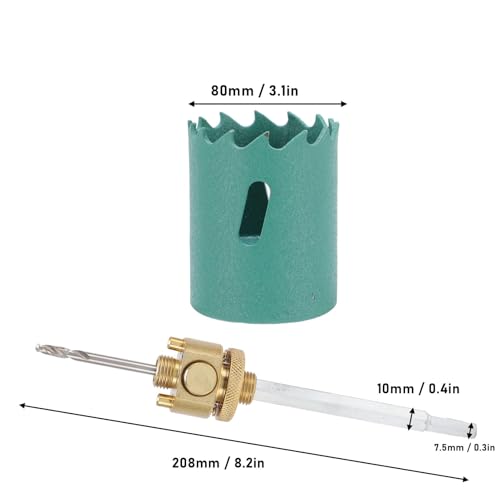 Broca sierra para taladro con accesorio de extensión hexagonal miniatura 2