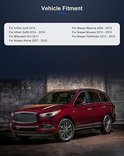 Eccpp Wheel Hub Bearing Assembly Rear 512388 Fit 2007-2016 Nissan Altima/Altima Coupe Maxima Pathfinder Infiniti Qx60 Jx35 5 Lugs W/Abs Left Or Right Wheel Hubs 2 Pcs #TOP5