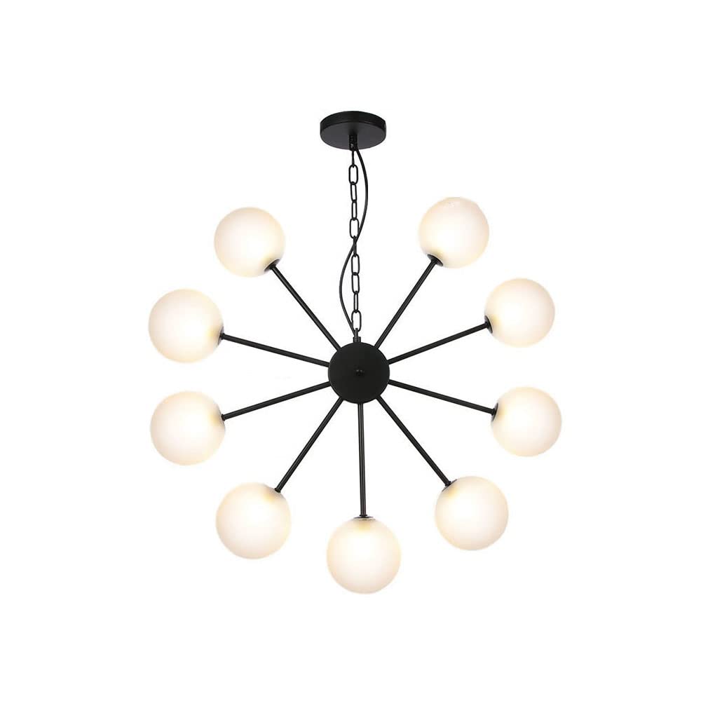 FYZDLAOR Retro Industrial Chandelier,Decorative Pendant Light for Living Room Bedroom Cafe Teahouse Bar Dining Room Club（Including G4 Bulb）