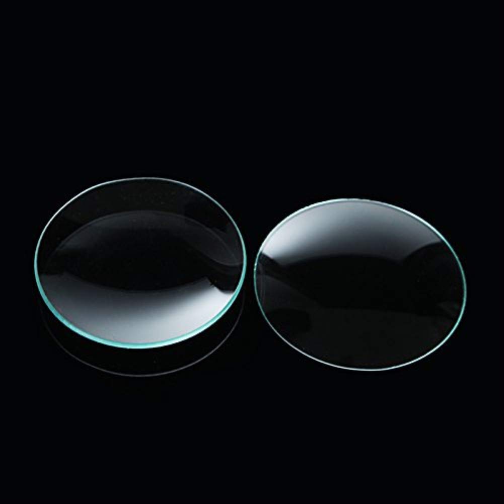 ChaRLes 10Pcs 60mm Lab Watch Glass Beaker Cover Concave Dishes Laboratory Glassware Supplies